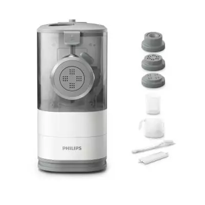 Philips Viva Collection HR2345 19 Machine à pâtes automatique compacte- 4 formes-Blanc Philips Viva Collection HR2345 19 Machine à pâtes automatique compacte- 4 formes-Blanc