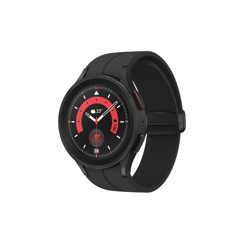 Samsung Galaxy Watch5 Pro 3,56 cm (1.4") OLED 45 mm Numérique 450 x 450 pixels Écran tactile 4G Noir Wifi GPS (satellite)