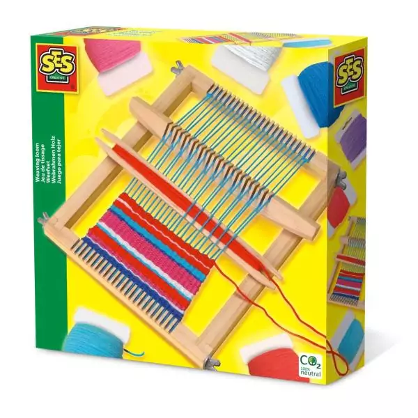 Jeu de Tissage - SES CREATIVE - Hobby - Activité manuelle - Jouet durable fabriqué aux Pays-Bas - Age : 5+