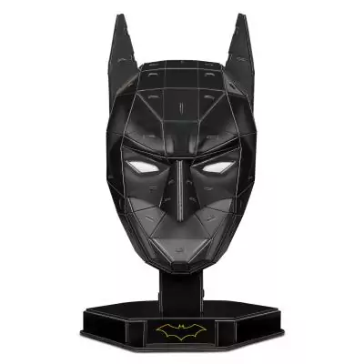 4D BUILD - Puzzle 3D DC Comics - Maquette Batman 90 Pièces - Masque De Batman Inspiré de la Saga - Puzzle Adulte - Jeu de