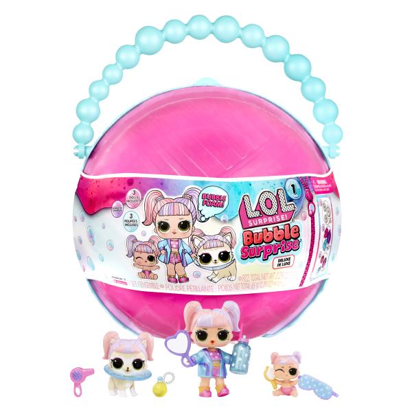 L.O.L. Surprise Bubble Surprise Deluxe - Grand format - 3 figurines + accessoires
