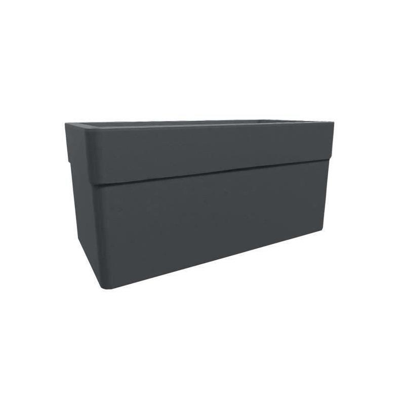 Jardinière CAREL Gris anthracite 63 L - EDA - Extérieur ou intérieur