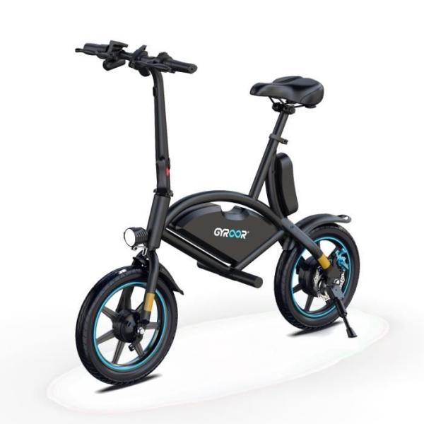 Draisienne électrique - GYROOR - C147 - 36V/7.8Ah - 350W - 14 pouces - App mobile - support de téléphone