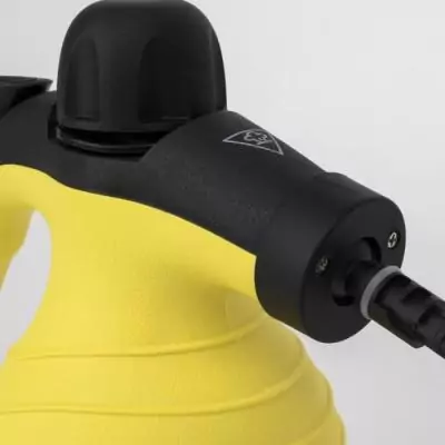 Nettoyeur vapeur à main HKoenig - Puissant 4.2 bars - Capacité 300 ml - Jaune