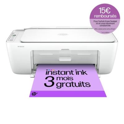 Imprimante HP DeskJet 2810e - Couleur Jet d'encre - HP+