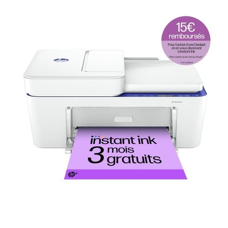 Imprimante tout-en-un HP Deskjet 4230e - Couleur Jet d'encre - 3 mois d'Instant Ink inclus
