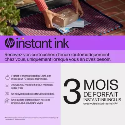 Imprimante tout-en-un HP Deskjet 4230e - Couleur Jet d'encre - 3 mois d'Instant Ink inclus