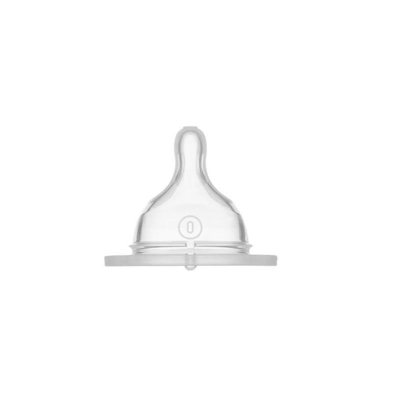 Accessoires Biberons: 2 Tétines Silicone Débit 0 Extra Lent