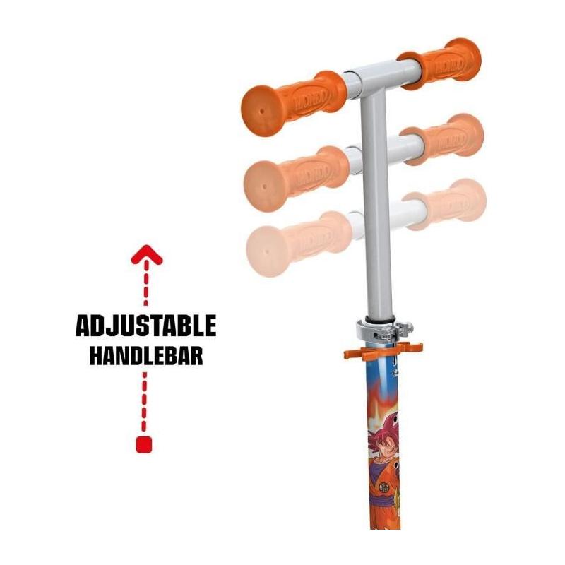 Trottinette 2 roues pliable Dragon Ball - Fun et pratique!