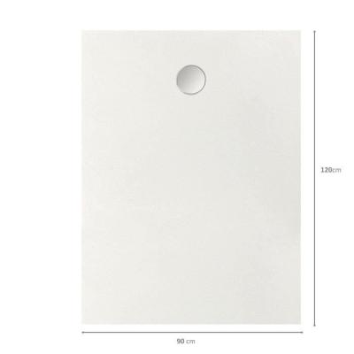 Receveur de douche en résine 120x90 cm - OCEANIC Blanc