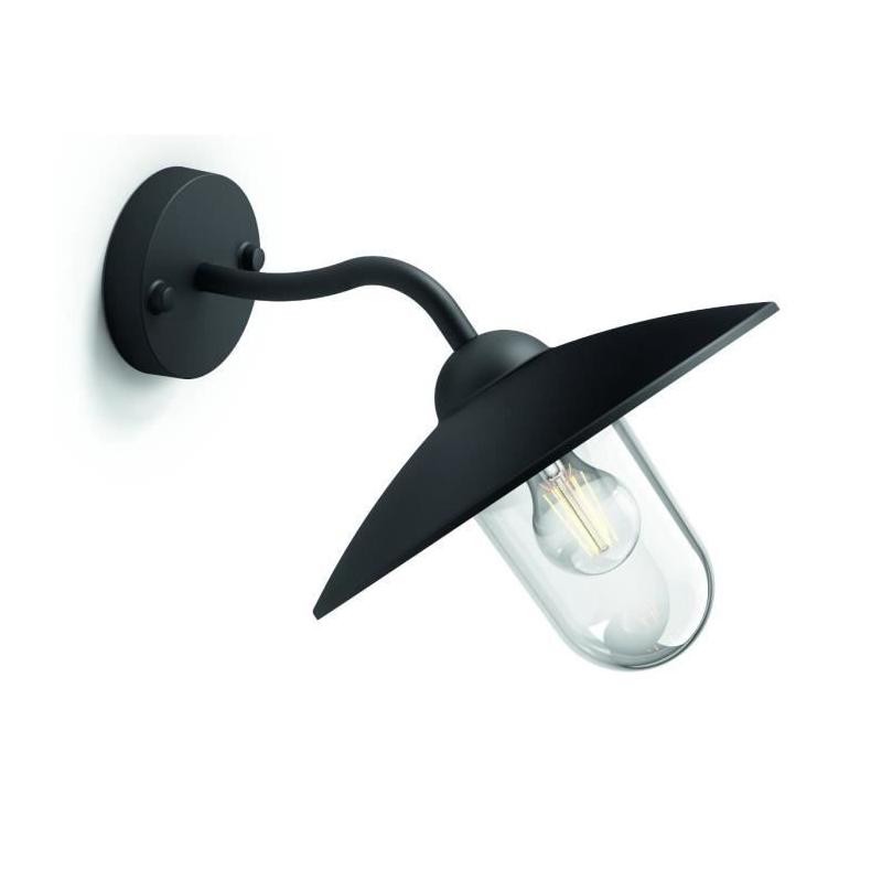Applique d'extérieur Philips - Hammock Noir - Design moderne IP44