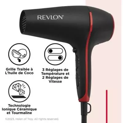 Sèche-cheveux Revlon SmoothStay Coconut RVDR5317E - Performances exceptionnelles Sèche-cheveux Revlon SmoothStay Coconut RVDR5317E - Performances exceptionnelles