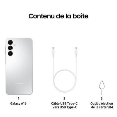 Smartphone SAMSUNG Galaxy A16 128Go Gris