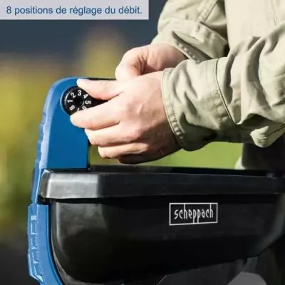 Épandeur sans fil 3,5L 800m2 - SCHEPPACH 20V IXES