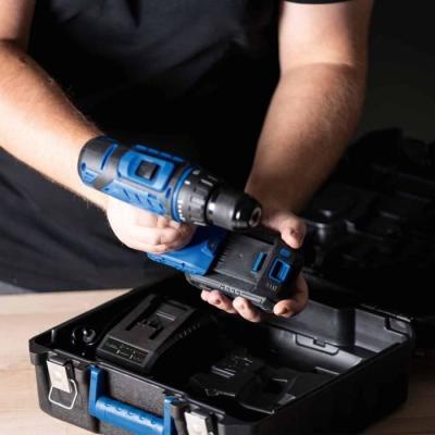 Coffret perceuse visseuse sans fil 50Nm + 74 accessoires - SCHEPPACH 20V IXES