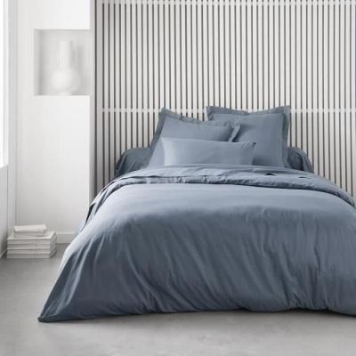 Housse de couette TODAY Essential en coton uni - Denim 240x260 cm