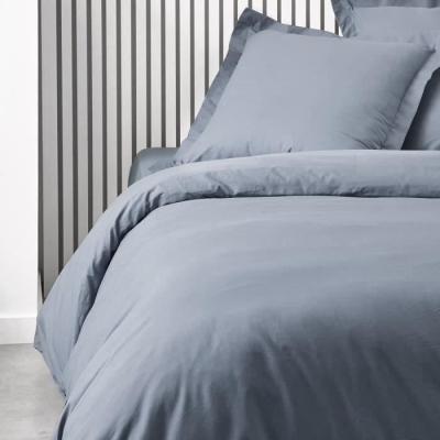 Housse de couette TODAY Essential en coton uni - Denim 240x260 cm
