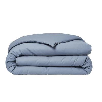 Housse de couette TODAY Essential en coton uni - Denim 240x260 cm