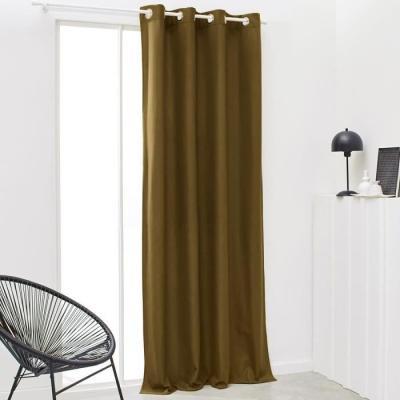 Rideau isolant 140x240 cm uni Bronze - Livraison rapide