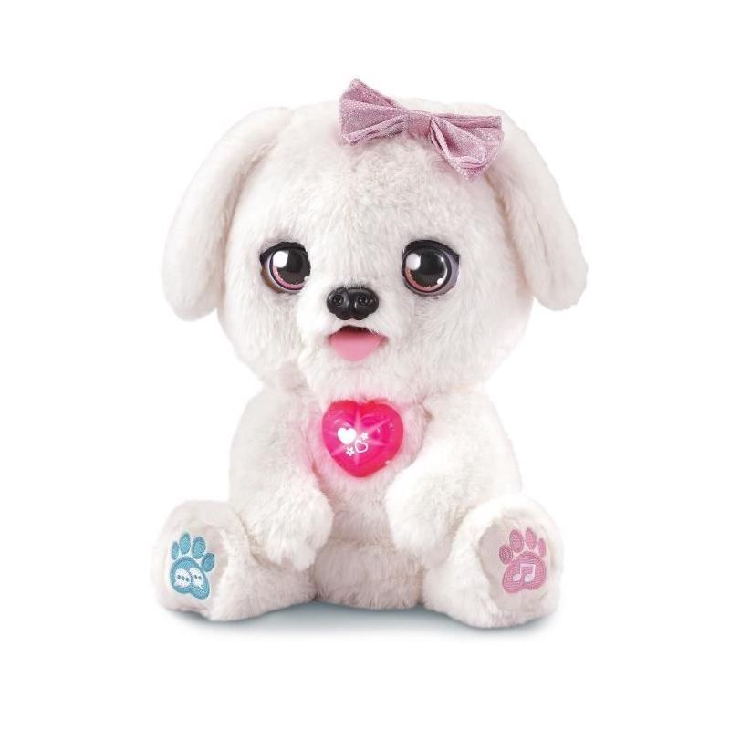Peluche interactive Vtech kisskiss - Mon toutou bisous blanc