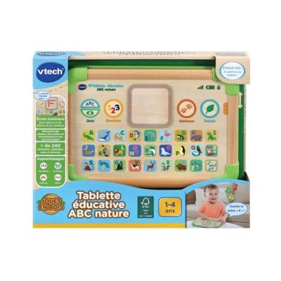 Tablette Éducative ABC Nature - Jouet Bois FSC 