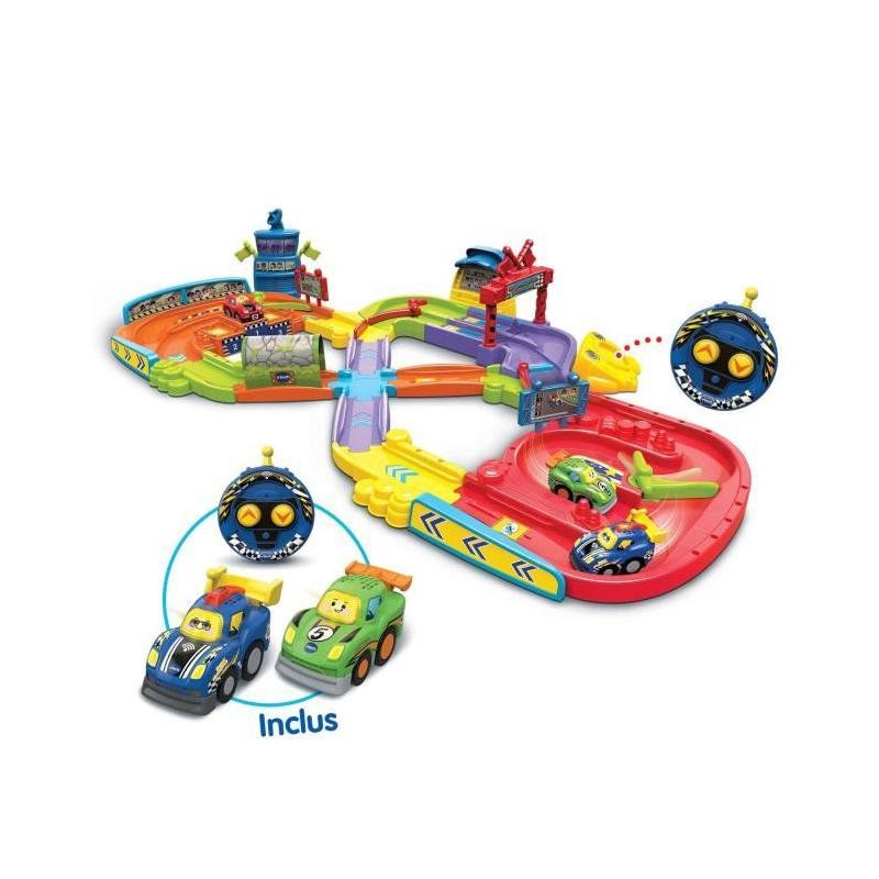 VTECH TUT TUT BOLIDES - Circuit Télécommandé + Simon Super Champion/Léo Bolide Turbo
