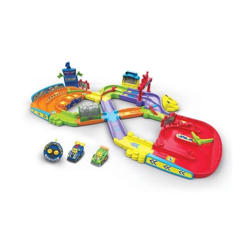 VTECH TUT TUT BOLIDES - Circuit Télécommandé + Simon Super Champion/Léo Bolide Turbo