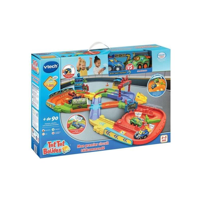 VTECH TUT TUT BOLIDES - Circuit Télécommandé + Simon Super Champion/Léo Bolide Turbo