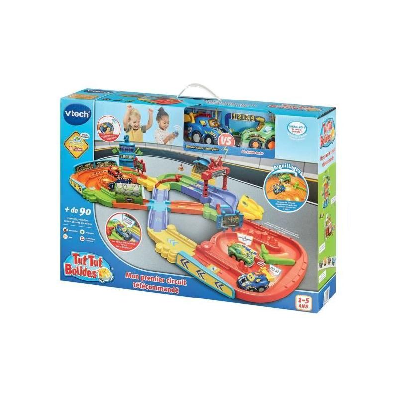 VTECH TUT TUT BOLIDES - Circuit Télécommandé + Simon Super Champion/Léo Bolide Turbo