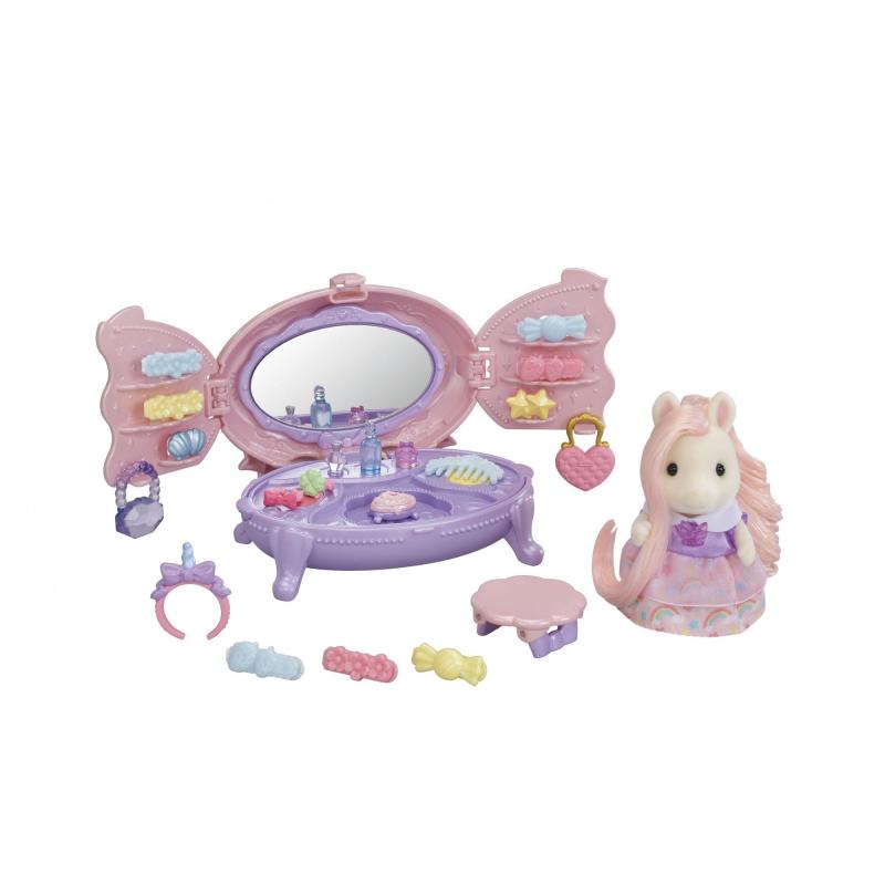 Sylvanian Families La coiffeuse de la fille Poney