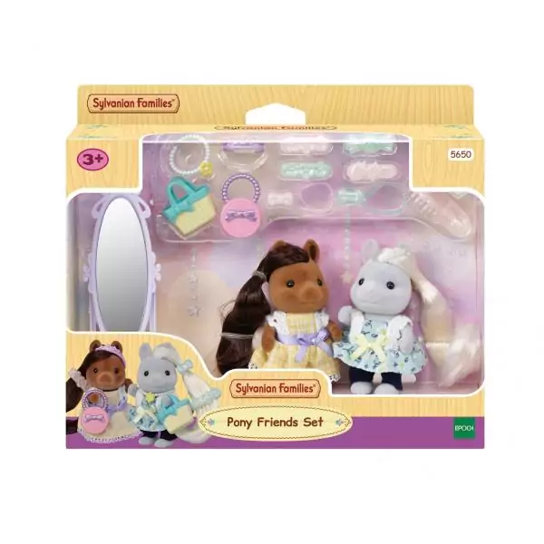 SYLVANIAN FAMILIES - Les amis poney et leurs kits de coiffure