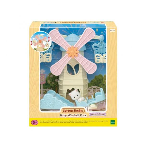 Figurines miniatures - SYLVANIAN FAMILIES - Le moulin des bébés - Intérieur - Rose - 3 ans