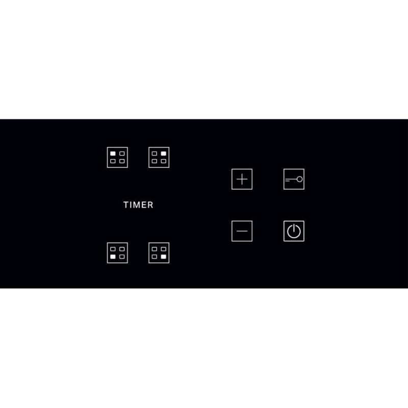 Whirlpool AKT 8090 NE Noir Intégré 60 cm Céramique 4 zone(s)
