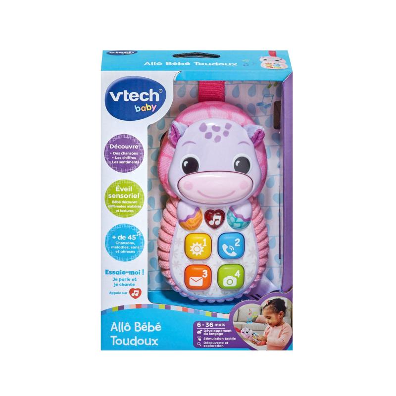 VTech Baby ALLO BEBE TOUDOUX ROSE
