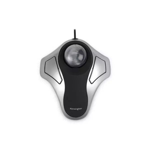 Kensington, Souris TrackBall ergonomique filaire pour PC, Mac, ambidextre, Gris