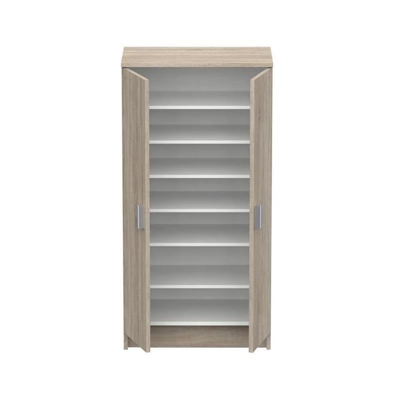 Armoire à Chaussures Moderne Corona - Range-chaussures 55x36h108 cm