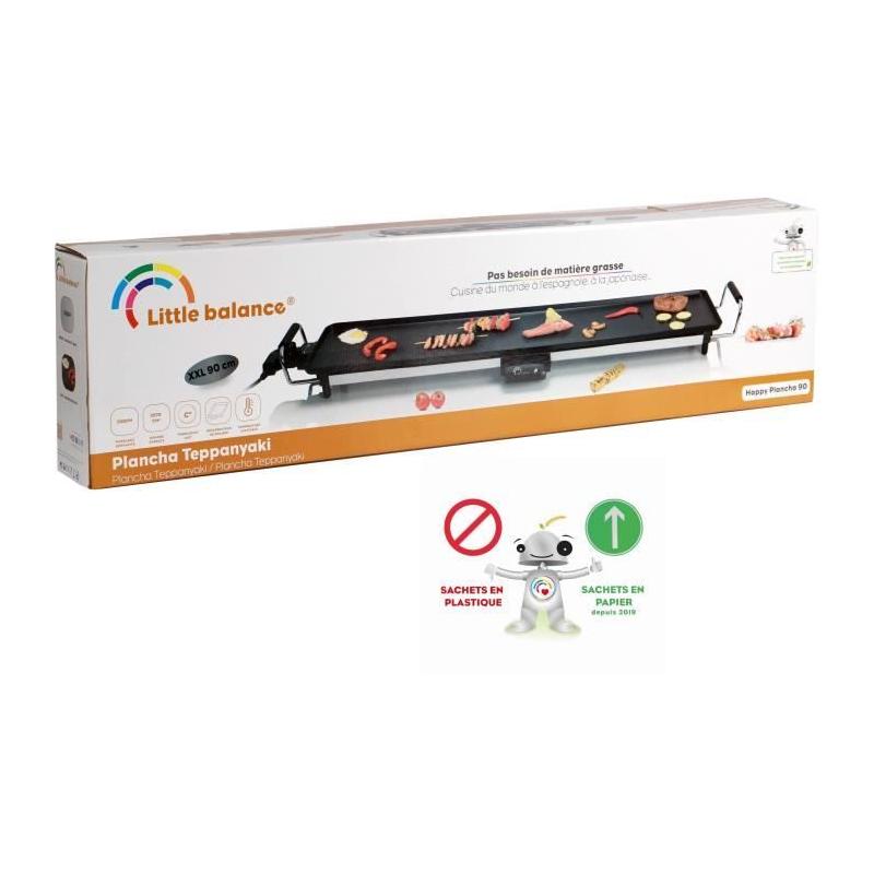 Plancha électrique LITTLE BALANCE 8239 Happy Plancha 90 - 2000W, Noir