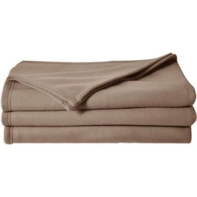 Couverture polaire TAUPE 240 - Douceur et chaleur assurées