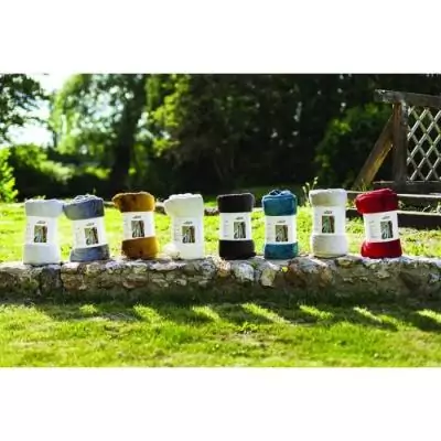 Plaid TOISON D'OR en Microflanelle 130x170cm - Noir