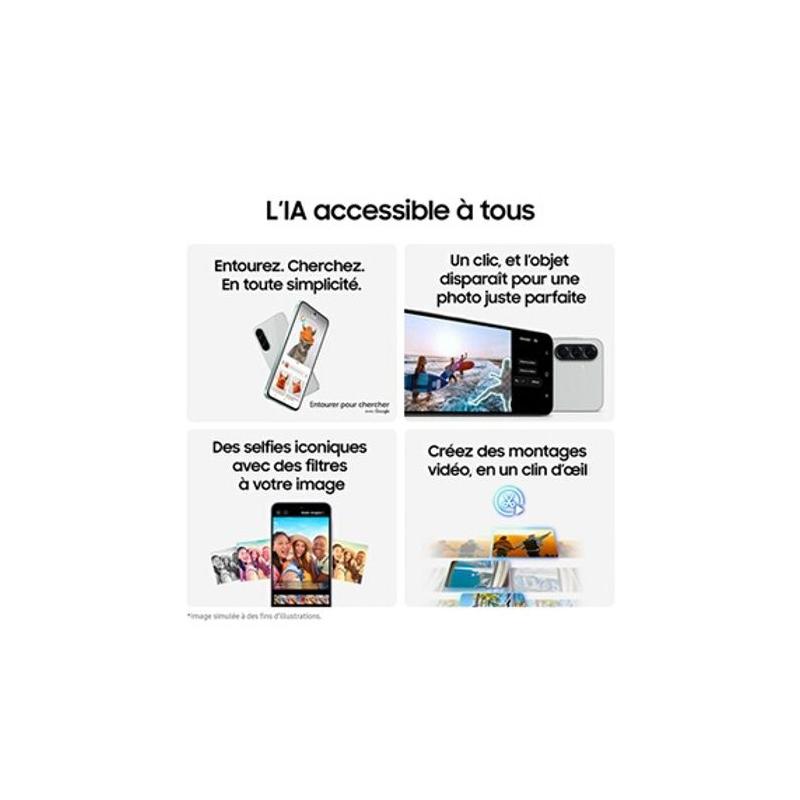 Smartphone Samsung Galaxy A56 6,7 5G Vert sauge - 128 Go