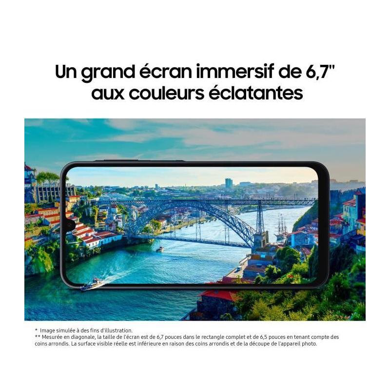 Samsung Galaxy A16 Smartphone 128Go Vert d'eau - Compact et performant