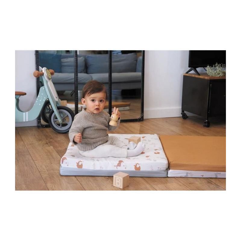 Tapis d'éveil Malin TINEO LITTLE FARMER 3en1 - 120x120 cm