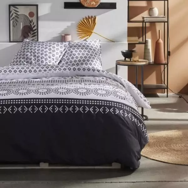 Parure de couette - TODAY - Sunshine 17.17 - 240x260cm - 2 personnes - Imprimée - Coton 57 fils