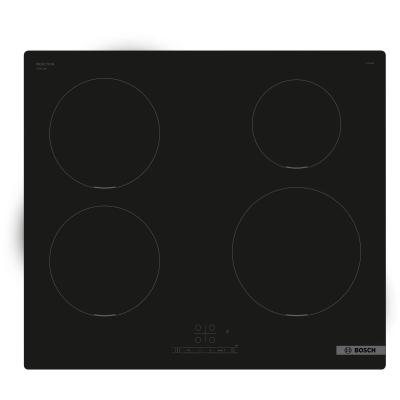 Bosch Serie 4 PUE611BB5H plaque Noir Intégré 60 cm Plaque avec zone à induction 4 zone(s)