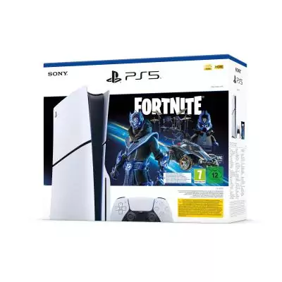 Sony Playstation 5 Slim Fortnite 1 To Wifi Noir, Blanc