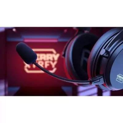 Casque de gaming sans fil Pro - CHERRY XTRFY H3W - Autonomie 100h - Bluetooth 5.1 - Noir