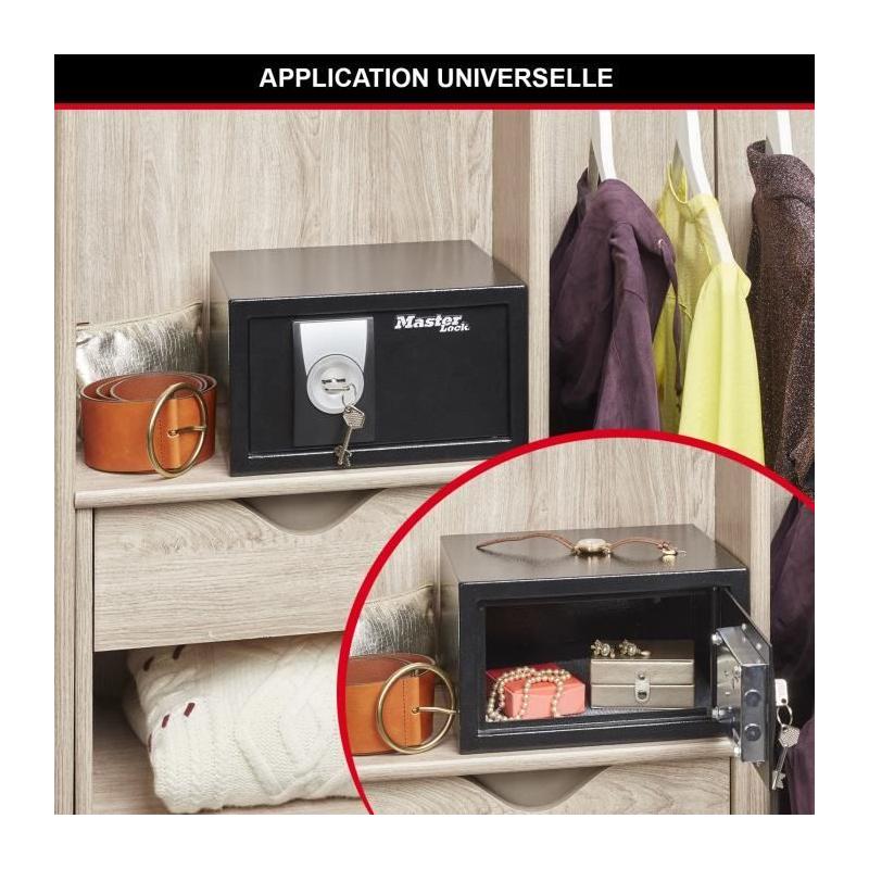 Coffre-fort à clé Master Lock X031ML - Noir - Protection pour objets de valeur