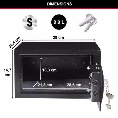 Coffre-fort à clé Master Lock X031ML - Noir - Protection pour objets de valeur