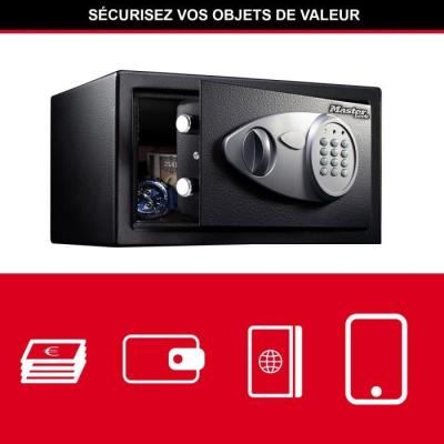 Coffre-fort MASTER LOCK X041ML 11L - Sécurisez vos biens avec style!