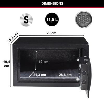 Coffre-fort MASTER LOCK X041ML 11L - Sécurisez vos biens avec style!